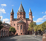 Rheintalradweg: Der Dom zu Mainz