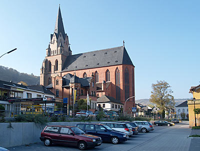 Rote Kirche in Oberwesel