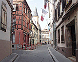 Straßburg: Enge Gassen mit schönen Häusern
