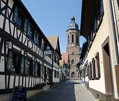 Kirche und Innenstadt von Kandel