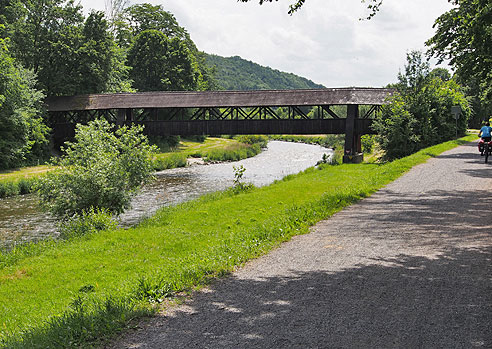 Holzbrücke über die Wutach