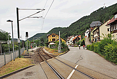 Am Bahnhof in Höfen 