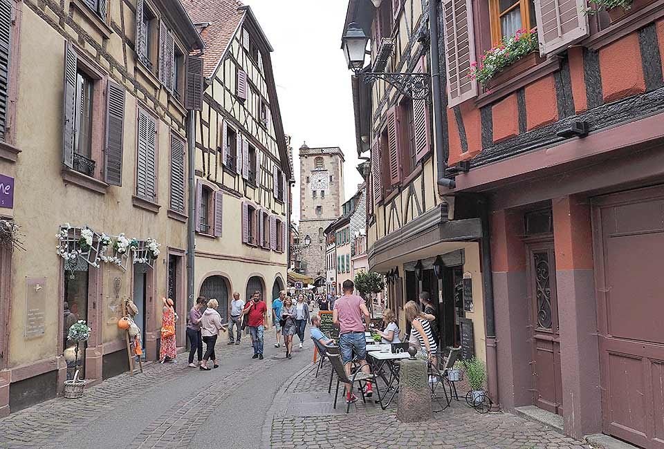 Ribeauville hat eine sehr schöne historische Altstadt
