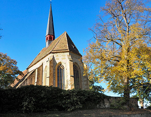 Die spätgotische Liebfrauenkirche in Lienzingen