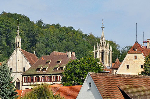 Blick auf das ehemalige Kloster Bebenhausen