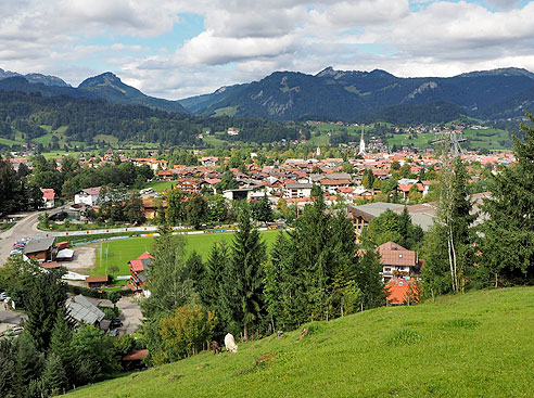 Oberstdorf: Radweg übers Oytal zur Käseralpe