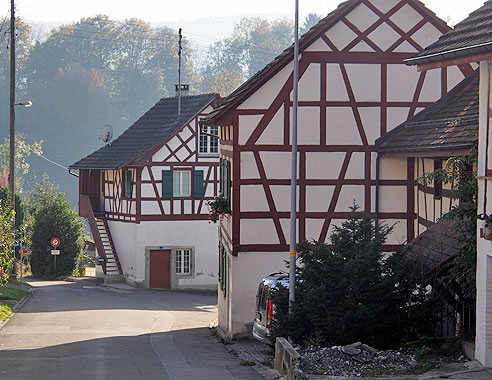 Fachwerkhäuser in Hemishofen