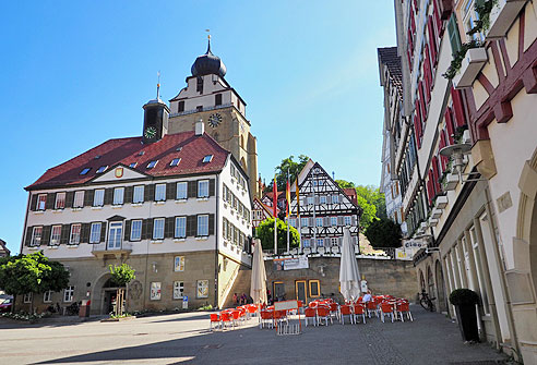 Radrundtour von Herrenberg nach Tübingen und durch den Schönbuch zurück