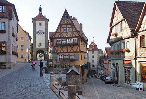  Ber bekannteste Blick in Rothenburg