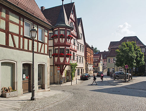 In Creglingen wartet neben der bekannten Kirche auch eine schöne Altstadt