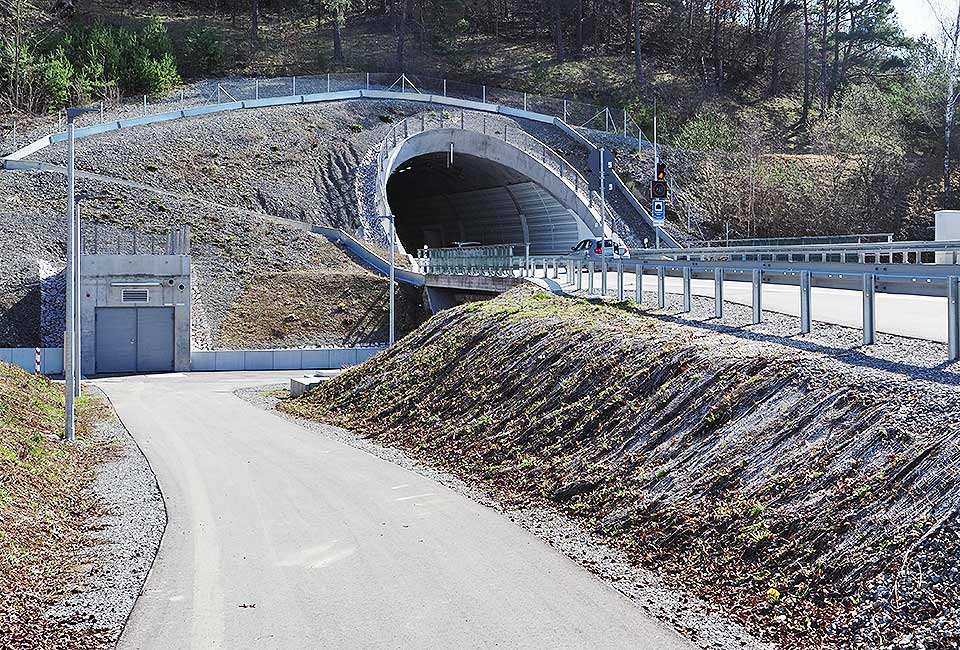 Beim neuen Tunnel bei Darmsheim