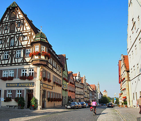 Rothenburg Blick vom Kirchplatz