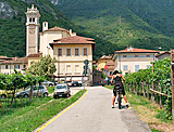 Bei Pilcante endet der Radweg