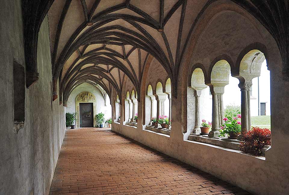 Gotischer Kreuzgang in Kloster Steingaden