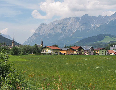 Blick auf Bischofshofen