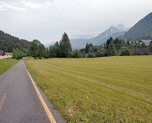 Blick zurück nach Tarvisio