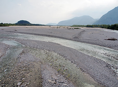 Der Fluss Tagliamento