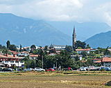 Blick auf die Berge