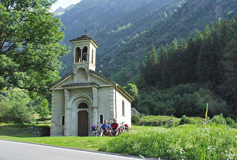Pause an der Kapelle