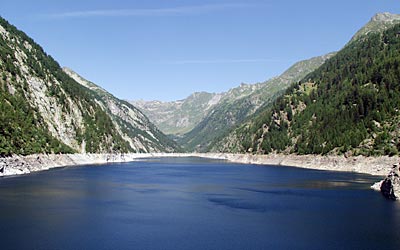 Lavizarratal: Blick auf den Sambuco-Stausee