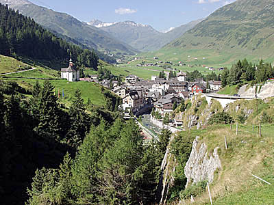 Blick auf Andermatt