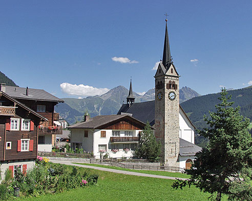 Kirche in Sedrun