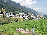 Blick auf Disentis