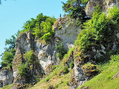 Felsen am Talrand