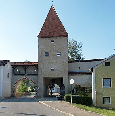 Altm&uuml;hlradweg: Petersturm in Dollnstein