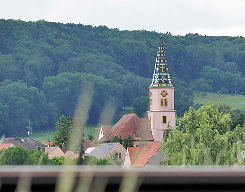 Kirchturm in Berolzheim