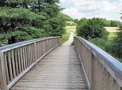 Radweg durchs Tal