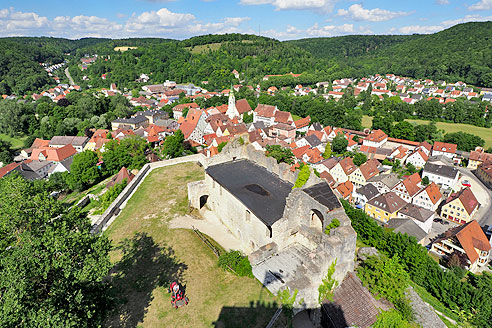 Aussicht von der Burg Pappenheim