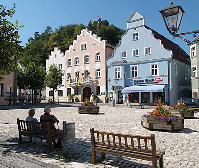 Altm&uuml;hlradweg: Innenstadt von Riedenburg