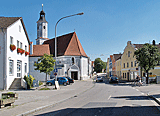 Altmühlradweg: Kirche in Dietfurt