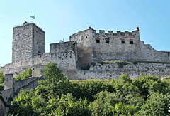 Blick auf Burg Pappenheim
