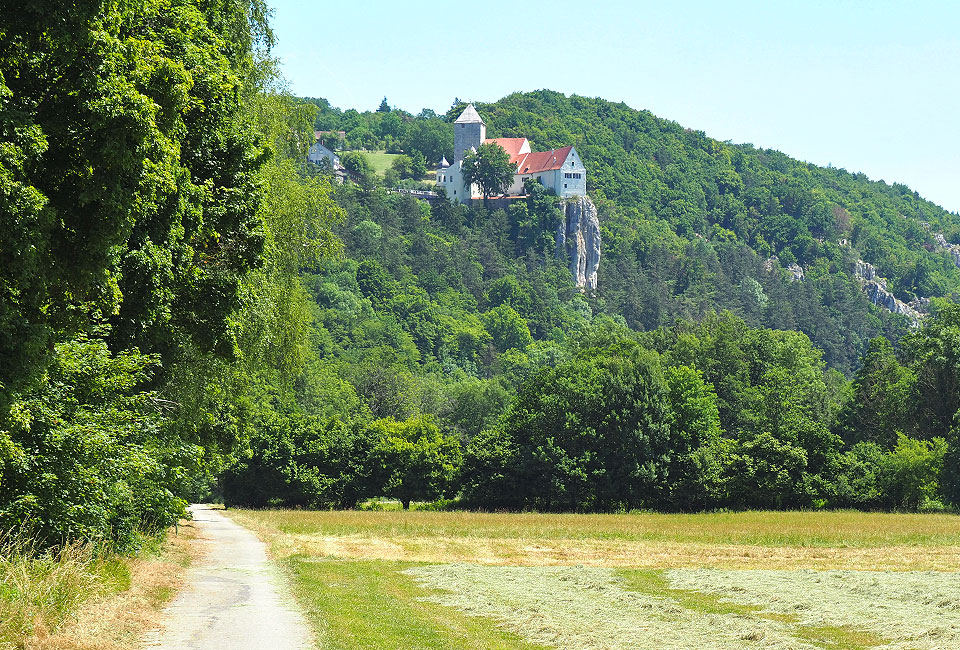 Burg Prunn kommt in Sicht