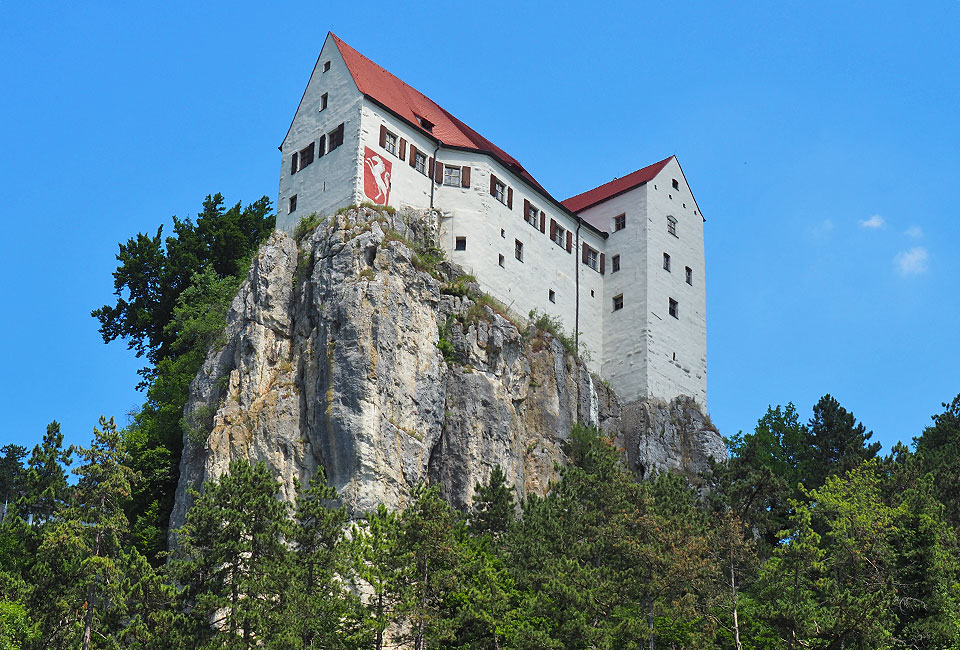 Burg Prunn von unten