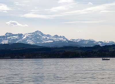 Schneebeckte Berge