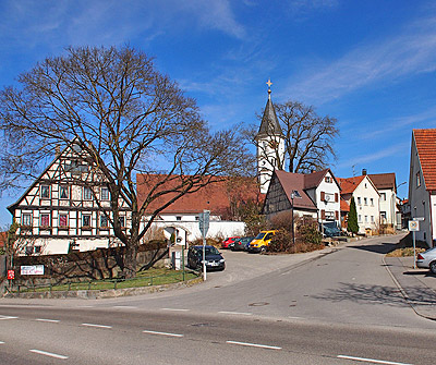 Ortsmitte in Schnaitheim