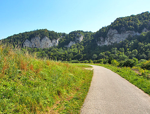 Felsenwände im Donautal