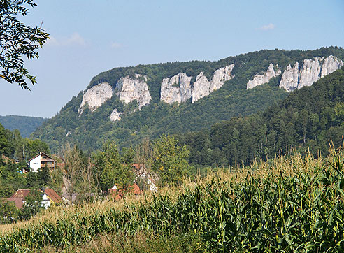 Aussicht auf Felsen