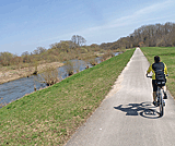 Der Radweg vor Riedlingen
