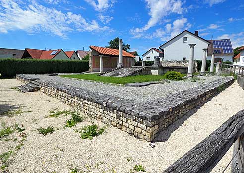 Apollo Granus Tempel in Faimingen
