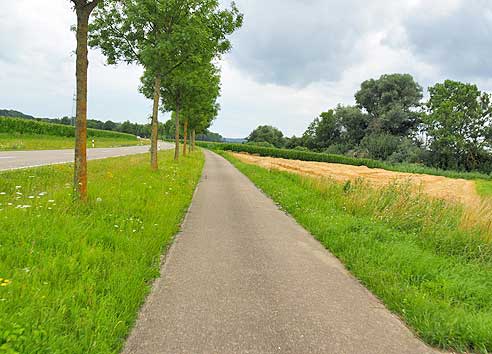Gut ausgebauter Radweg