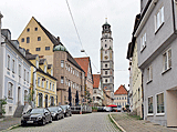 Hinauf zur Stadtmitte Lauingen