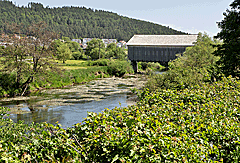 Holzbrücke