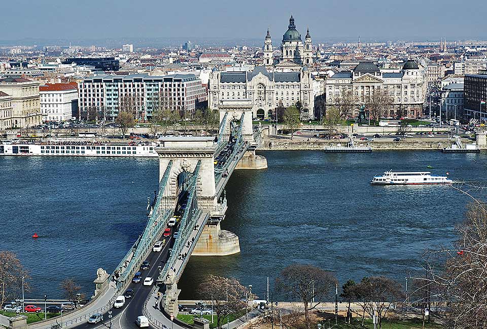 Blick von der Festung in Budapest