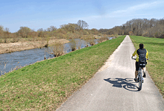 Der Radweg vor Riedlingen