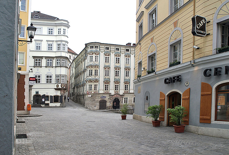 Imposante Häuser in Linz