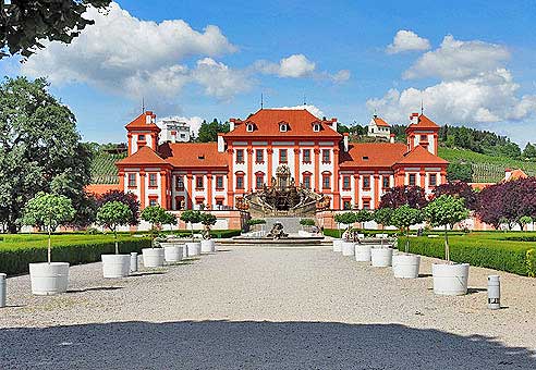 Schloss Troja vor den Toren der Stadt Prag